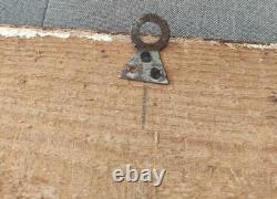 Antique Square Oil Painting on Canvas Wooden Frame Signed Venezia in the 19th Century