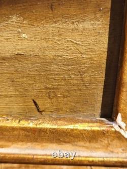 Antique painting signed. Bouquet of Flowers. Oil painting on wood panel.