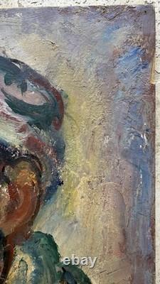 Antoine Gianelli 1896-1983 Former Orientalist Military Portrait Painting Morocco