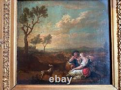 Antwerp School 17th Beginning 18th Century Oil On Board Landscape With MILL