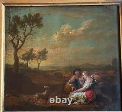 Antwerp School 17th Beginning 18th Century Oil On Board Landscape With MILL