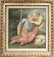 "approximately 1700 Oil On Canvas Italian 18th Century Baroque Mythology Wooden Frame"