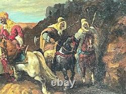 Arab Horsemen Hsp In The Taste Of Delacroix 12.5x18 CM