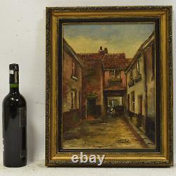 Around 1900-1950 Ancient Oil Painting Court Painting 50x40 CM