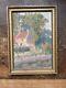 Artist To Be Identified Oil On Wood Signed Saint Germain De Doyenné 19th Century