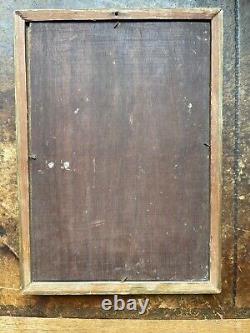 Artist to be identified Oil on wood Signed Saint Germain de Doyenné 19th century