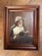 Artist To Be Identified Oil On Wood Panel Monogrammed The Reader -19th Century