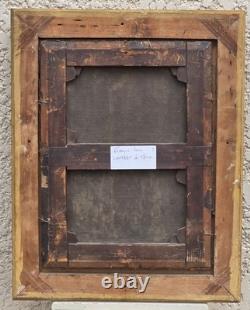 Attributed to LANFANT DE METZ Young Children in the Woods Oil Painting on Canvas