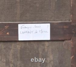 Attributed to LANFANT DE METZ Young Children in the Woods Oil Painting on Canvas