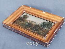 Auguste HERST Clement Joseph oil painting on wood landscape