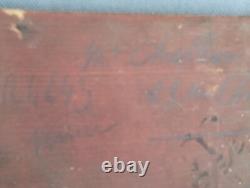 Auguste HERST Clement Joseph oil painting on wood landscape