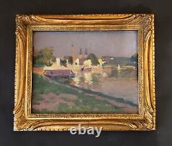 Auguste (Louis) LEYMARIE (1880-1958) Oil on panel, signed