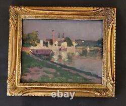 Auguste (Louis) LEYMARIE (1880-1958) Oil on panel, signed