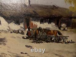 Authentic Nemeth Gyorgy Oil 1890-1962 Hungary Hungarian