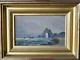 Bonnaud A. Marine Brittany Normandy Oil On Wood Panel Early 20th Century