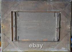 BONNAUD A. Marine Brittany Normandy Oil on wood panel early 20th century