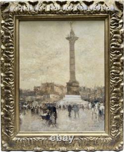 Bastille Square, Paris, by Vicente de Paredes (1845–1905)