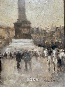 Bastille Square, Paris, by Vicente de Paredes (1845–1905)