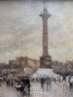 Bastille Square, Paris, by Vicente de Paredes (1845–1905)