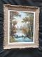 Beautiful Montparnasse Frame In Richly Carved And Patinated Wood / 20th Century Oil On Canvas