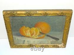 Beautiful Oil On Panneau Hsp Nature Morte Signed Olga Vion 19th Referenced Painter