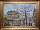 Beautiful Painting, Oil On Hardboard, Paris Boulevard Street Scene, Expressionism, 1950s