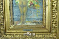 Beautiful Portrait Portrait Nude Woman At The Window Andre Hardy Painter Normandy