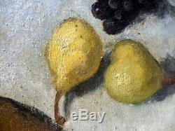 Beautiful Still Life With Pears And Apples Lafon F