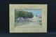 Beautiful Little Impressionist Painting Landscape Of A Tree-lined Path 19th Century