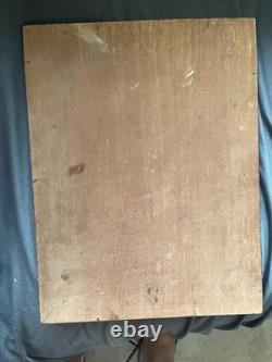 Beautiful oil on fine wood, late 19th century, signed Besson