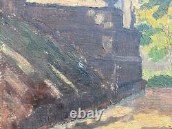 Beautiful oil painting on wood panel, Mariano Procópio Museum, 1954, Juiz de Fora Art