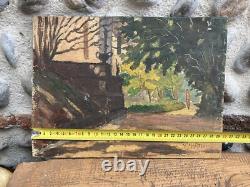 Beautiful oil painting on wood panel, Mariano Procópio Museum, 1954, Juiz de Fora Art