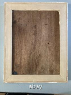 Beautiful oil painting on wood panel, circa 1900, post-impressionist landscape, countryside art