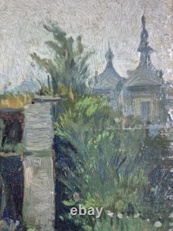 Belgian School, 20th century, oil on panel, Mill in Brabant, Wemmel Belgian School, 20th century, oil on panel, Mill in Brabant, Wemmel