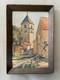 Bell Tower In Burgundy, Painting Signed Pastre (19)39, 20th Century