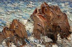 Bernard Cowez 20th. Possible Impressionist Landsage Of Bord De Mer