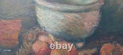Camille Liausu (1894-1975), Still Life, oil on wood, signed, 26 x 55 cm