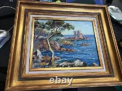 Castle of the Golden Island of Boulouris Saint Raphael by Henri Bargin 1960