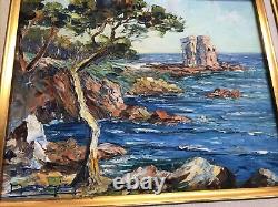 Castle of the Golden Island of Boulouris Saint Raphael by Henri Bargin 1960