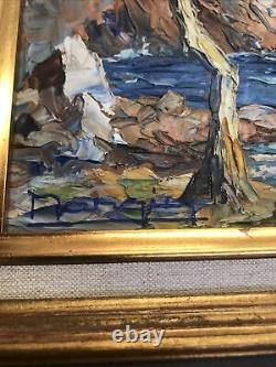 Castle of the Golden Island of Boulouris Saint Raphael by Henri Bargin 1960