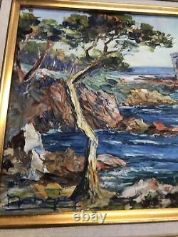 Castle of the Golden Island of Boulouris Saint Raphael by Henri Bargin 1960
