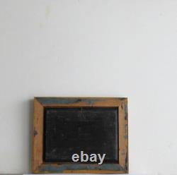 Cat and Kittens Oil Painting on Wood in an Antique Giltwood Frame