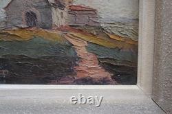 Chapel of Querqueville (50). A. Pélissier. Oil on wood. 1930. Cherbourg