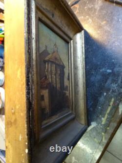 Chapel oil on wood SCHOOL OF THE EARLY 20th CENTURY