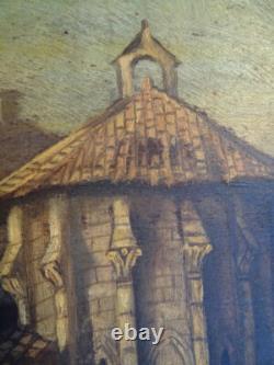 Chapel oil on wood SCHOOL OF THE EARLY 20th CENTURY