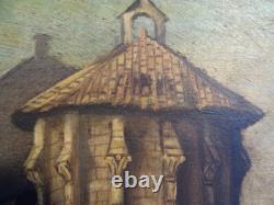 Chapel oil on wood SCHOOL OF THE EARLY 20th CENTURY