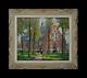 Charles Henri Verbrugghe 1877-1974. Belgian School. The Beguinage Of Bruges