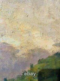 Charles Martin-Sauvaigo Mountain Landscape Oil - Grande Chartreuse - Signed