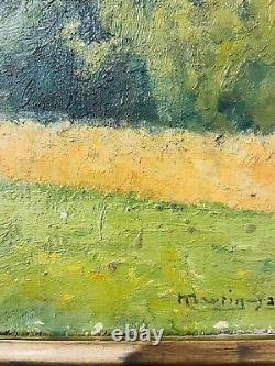 Charles Martin-Sauvaigo Mountain Landscape Oil - Grande Chartreuse - Signed