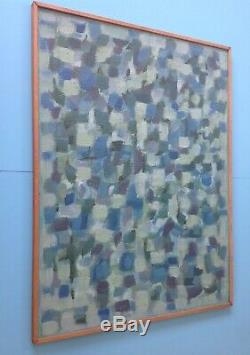 Charles Piquois Panel Oil 86cm Hsp 1965 Abstract Jacques Germain Lapoujade